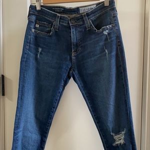 AG distressed jeans- size 27